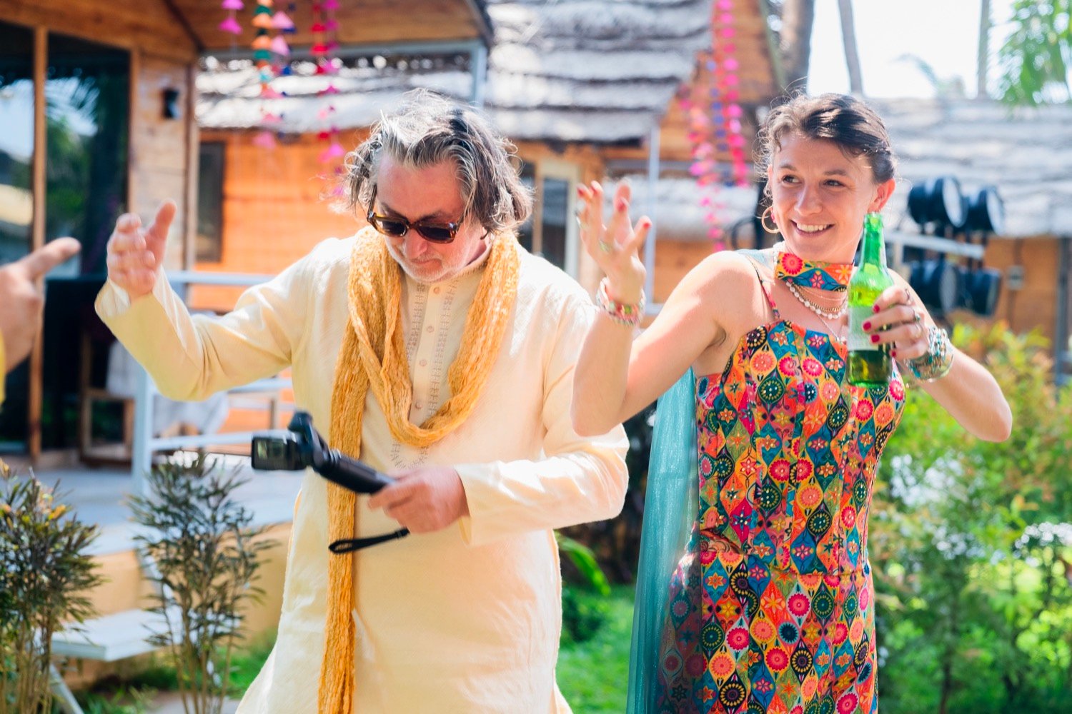 Himanshi and Christopher — the haldi ceremony