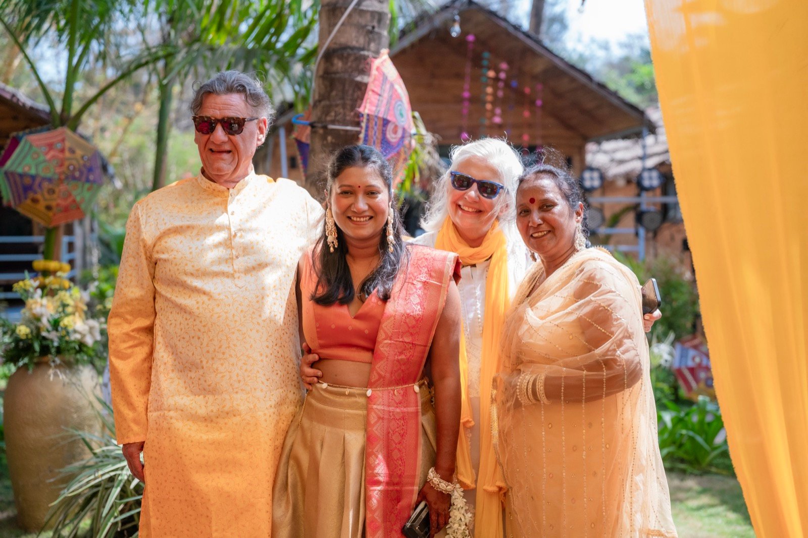 Himanshi and Christopher — the haldi ceremony