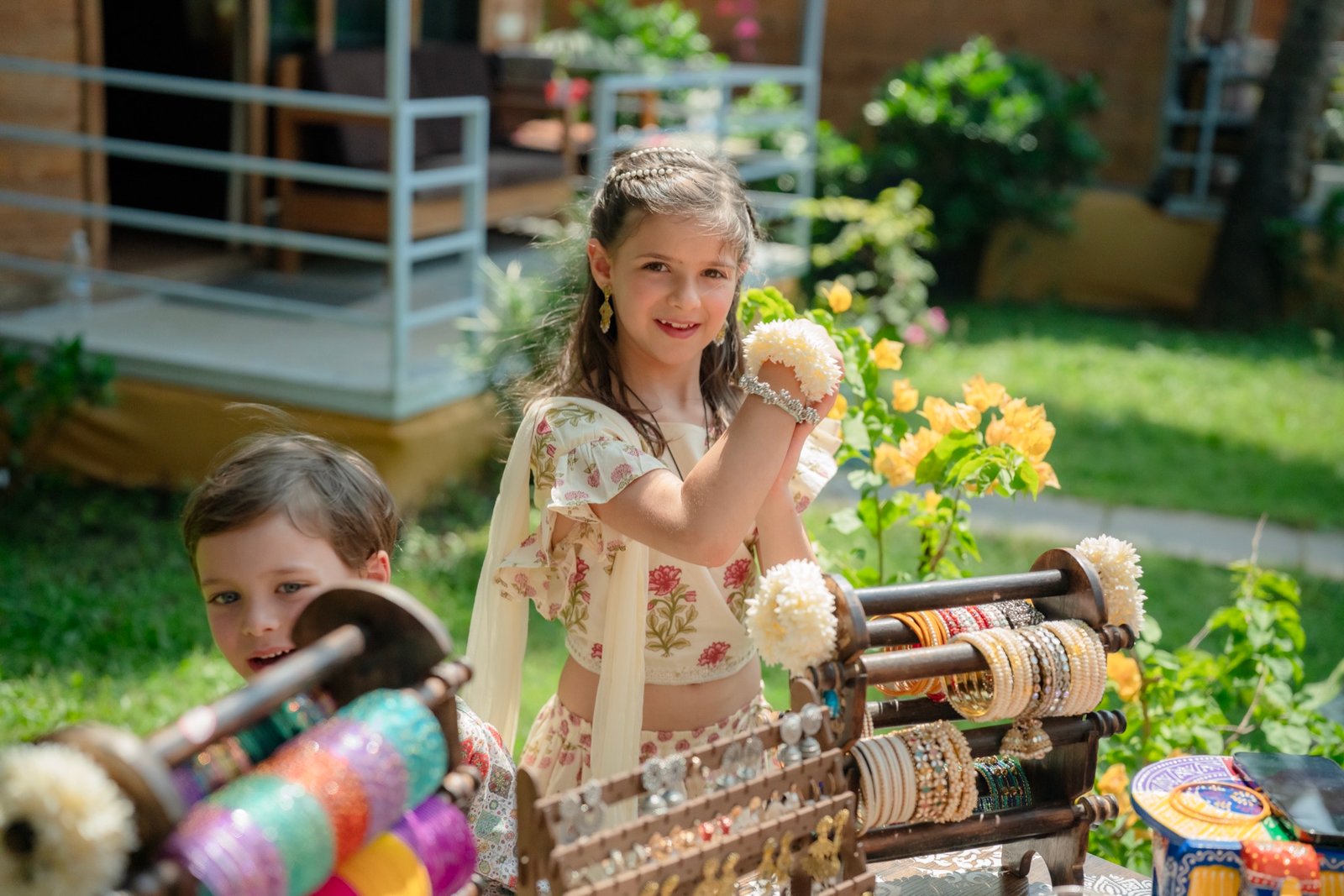Himanshi and Christopher — the haldi ceremony