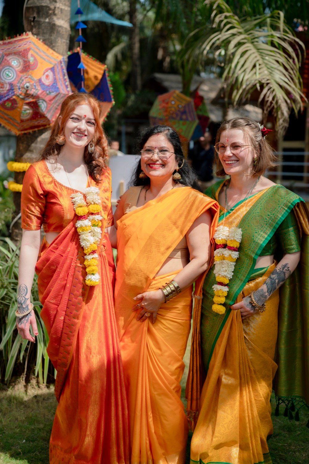 Himanshi and Christopher — the haldi ceremony