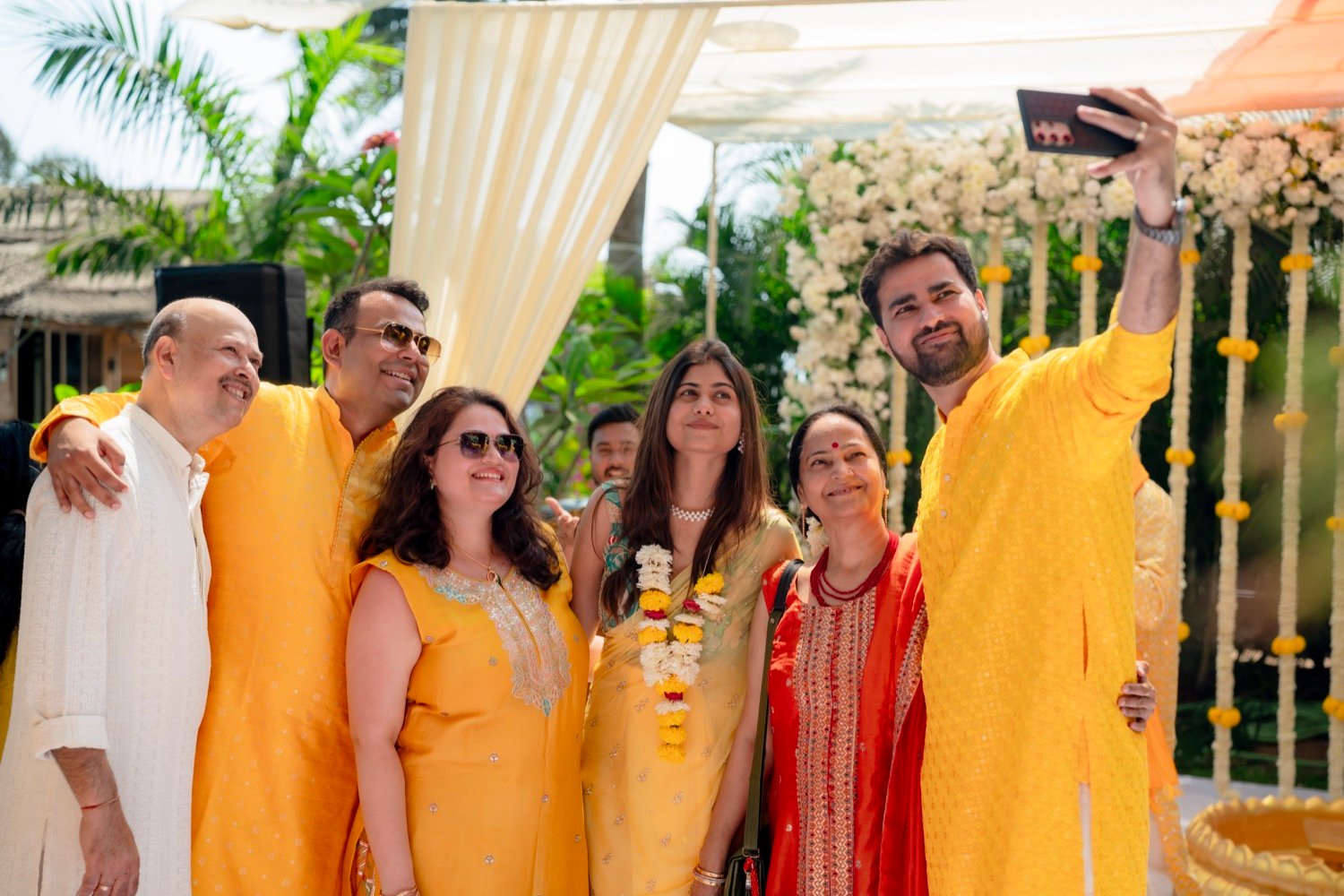 Himanshi and Christopher — the haldi ceremony