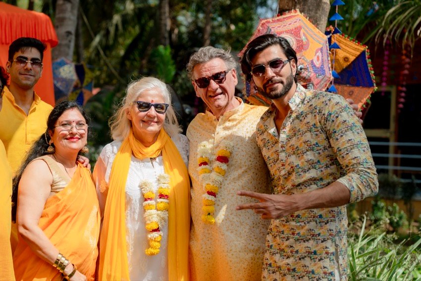 Himanshi and Christopher — the haldi ceremony
