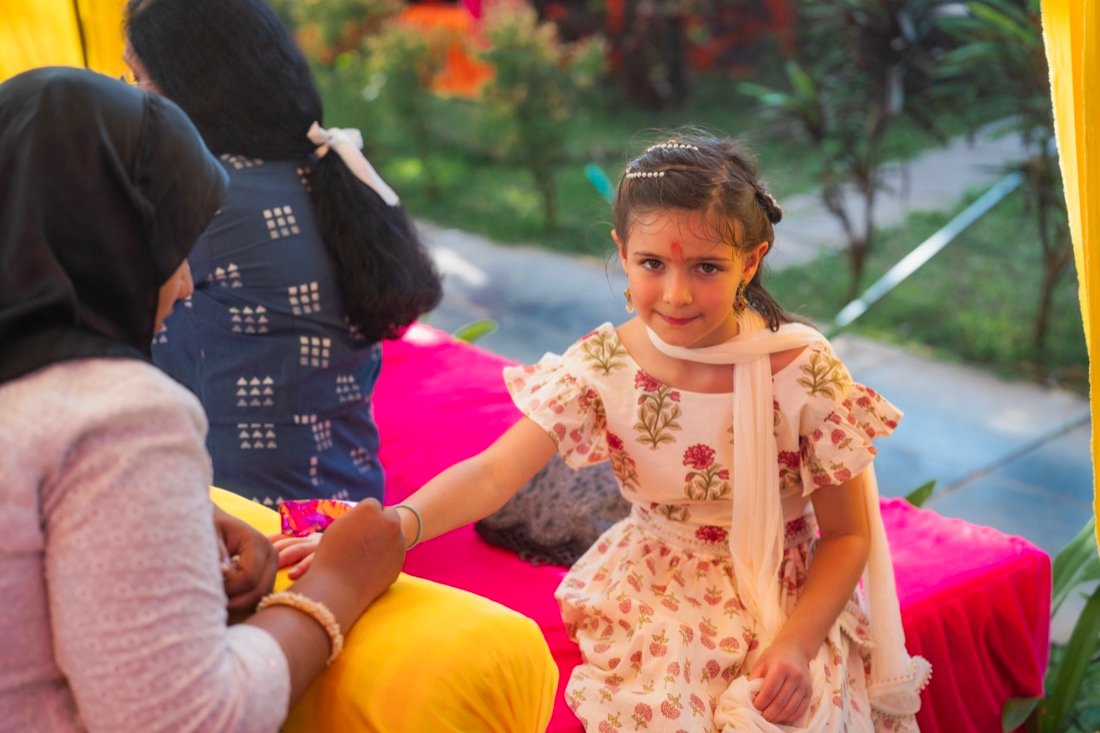 Himanshi and Christopher — the mehendi ceremony