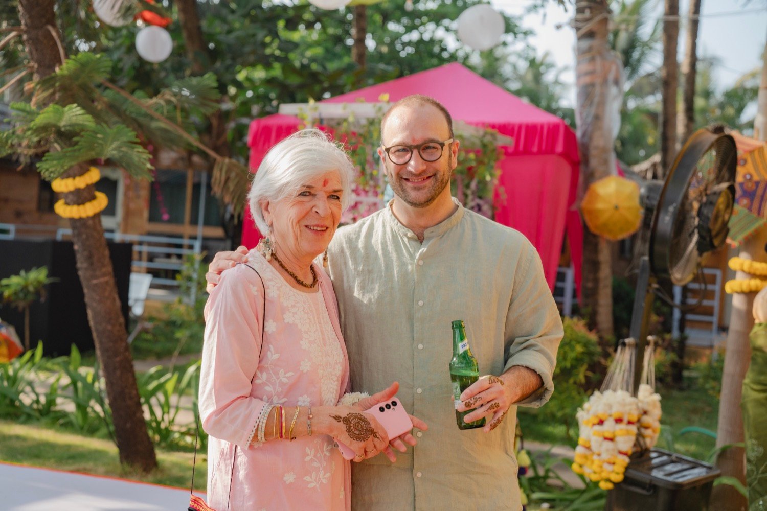 Himanshi and Christopher — the mehendi ceremony