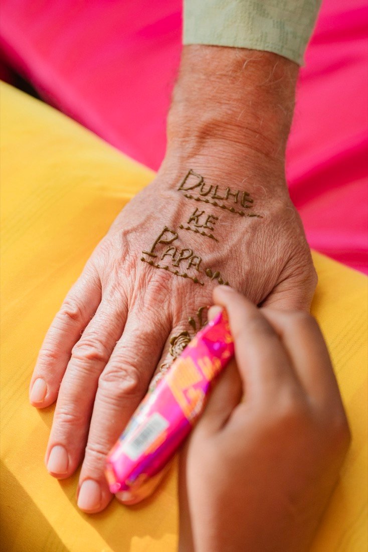 Himanshi and Christopher — the mehendi ceremony
