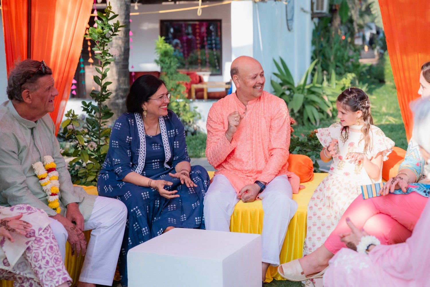 Himanshi and Christopher — the mehendi ceremony