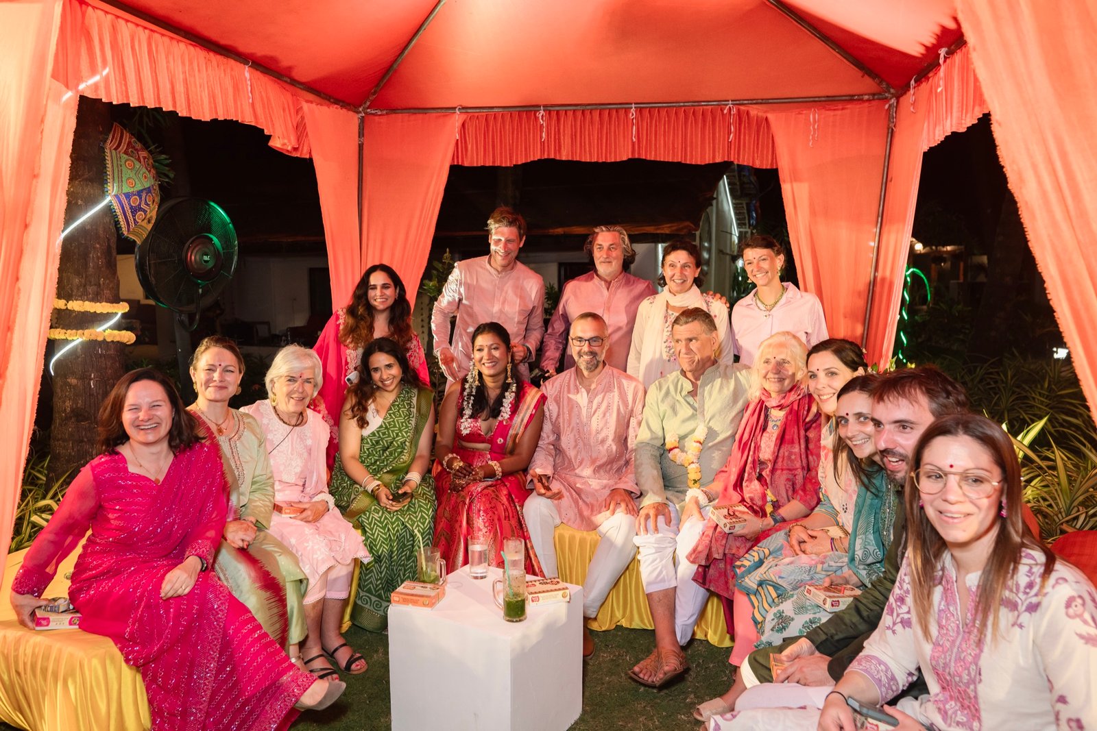 Himanshi and Christopher — the mehendi ceremony