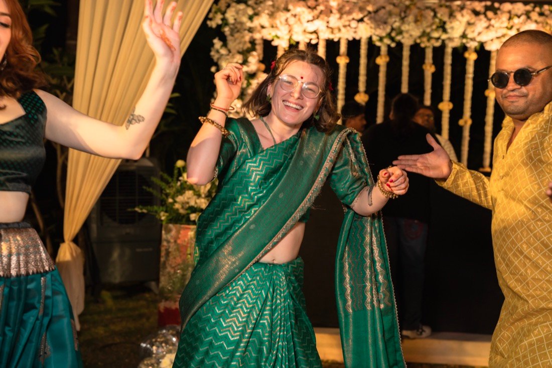 Himanshi and Christopher — the mehendi ceremony