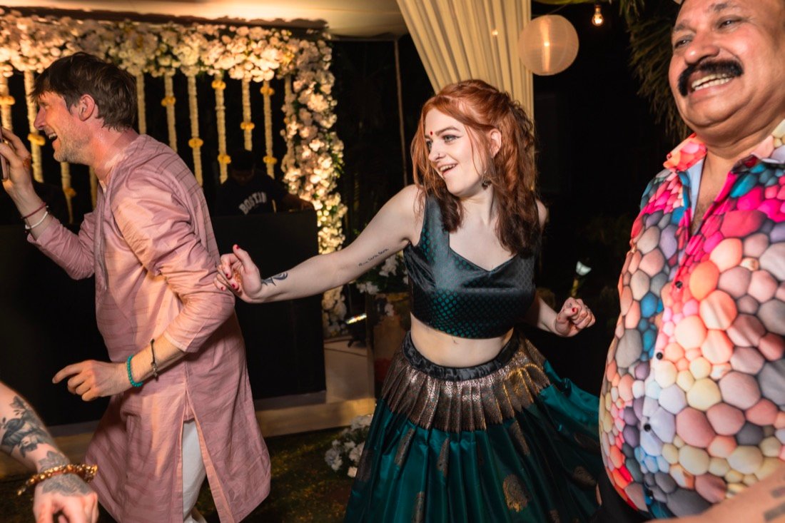 Himanshi and Christopher — the mehendi ceremony