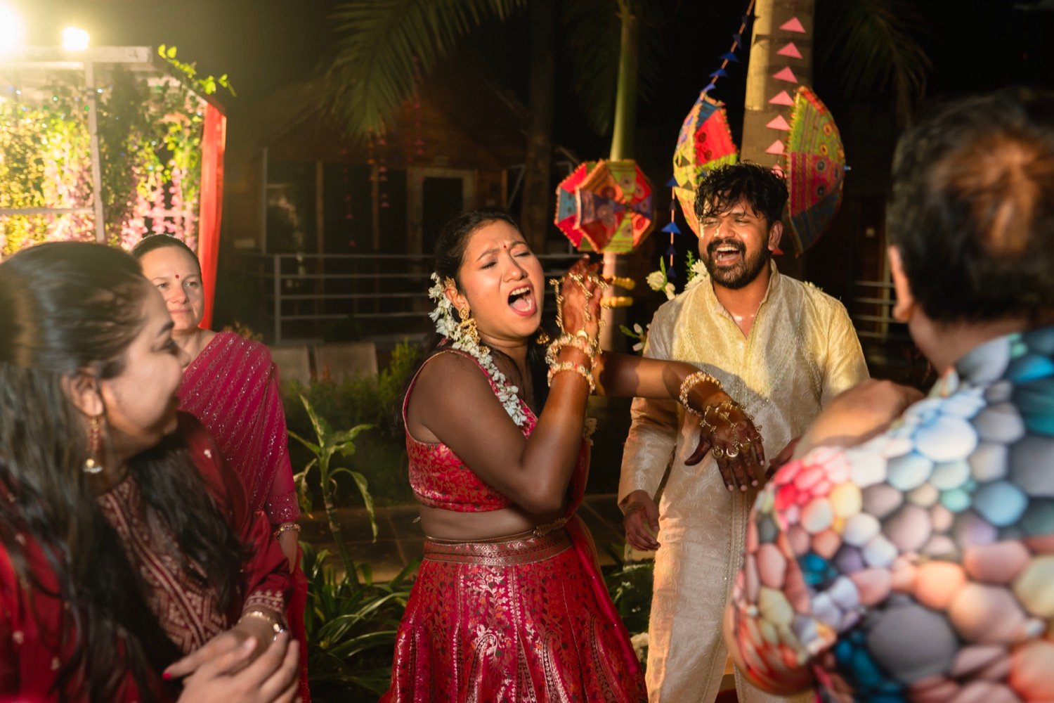 Himanshi and Christopher — the mehendi ceremony