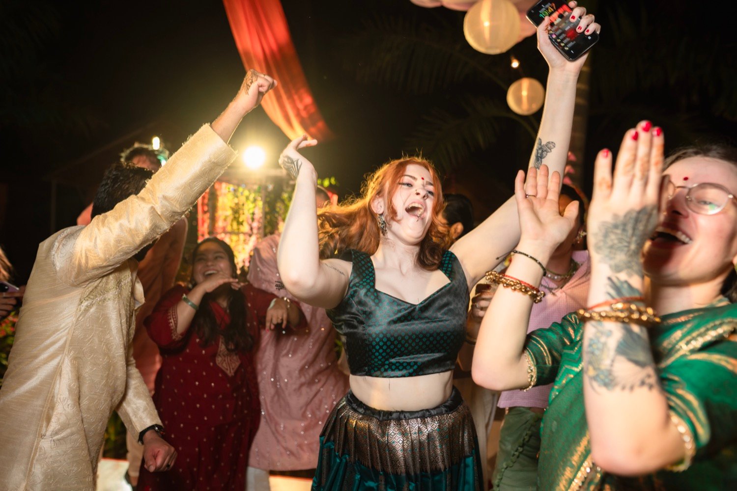 Himanshi and Christopher — the mehendi ceremony