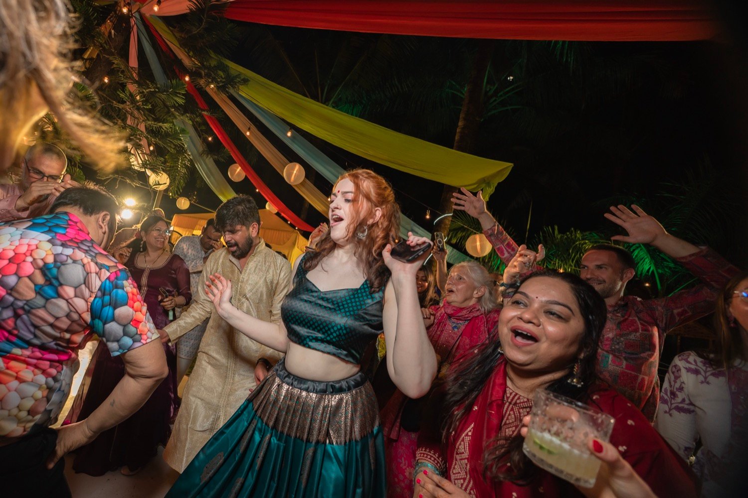Himanshi and Christopher — the mehendi ceremony