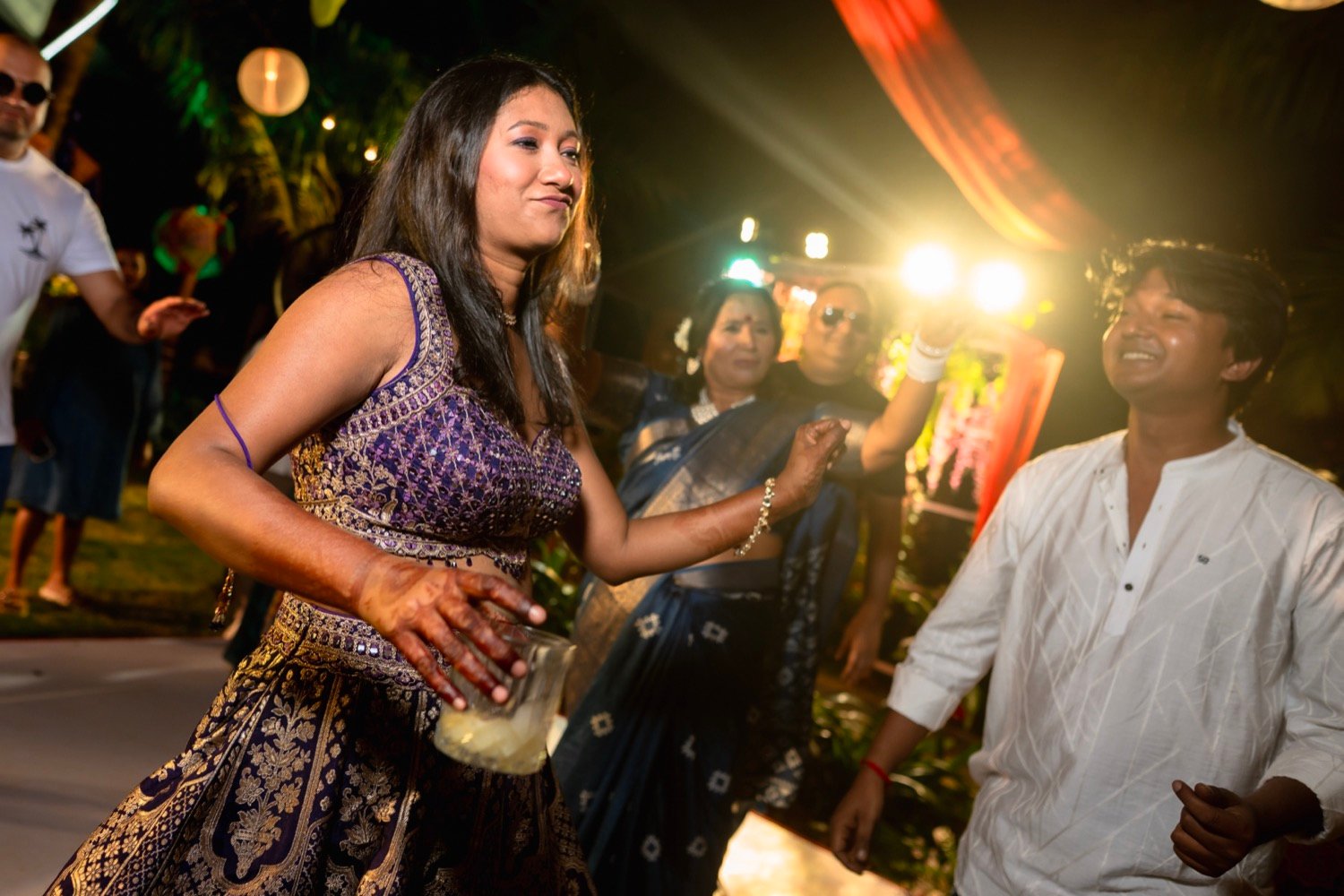 Himanshi and Christopher — the mehendi ceremony