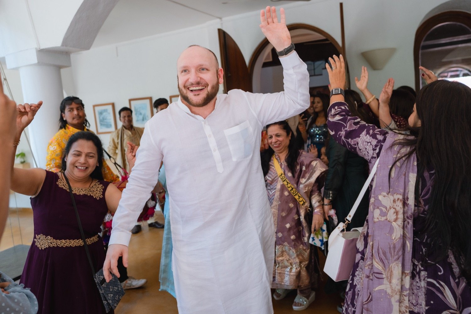 Bhavna and Przemo — the mehndi