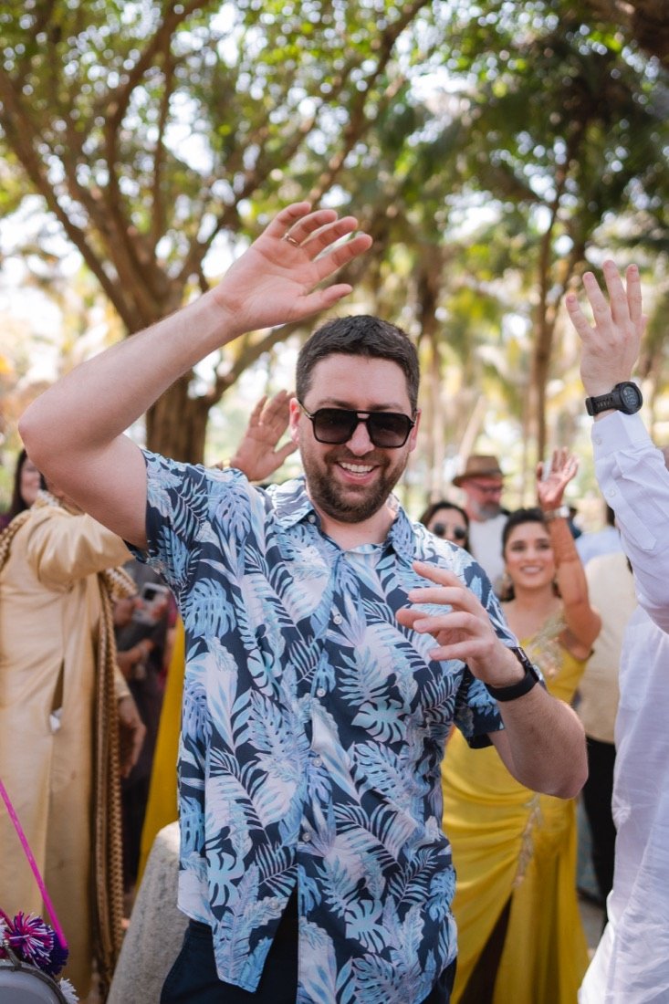 Bhavna and Przemo — the mehndi