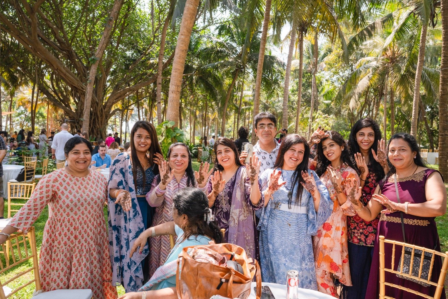 Bhavna and Przemo — the mehndi