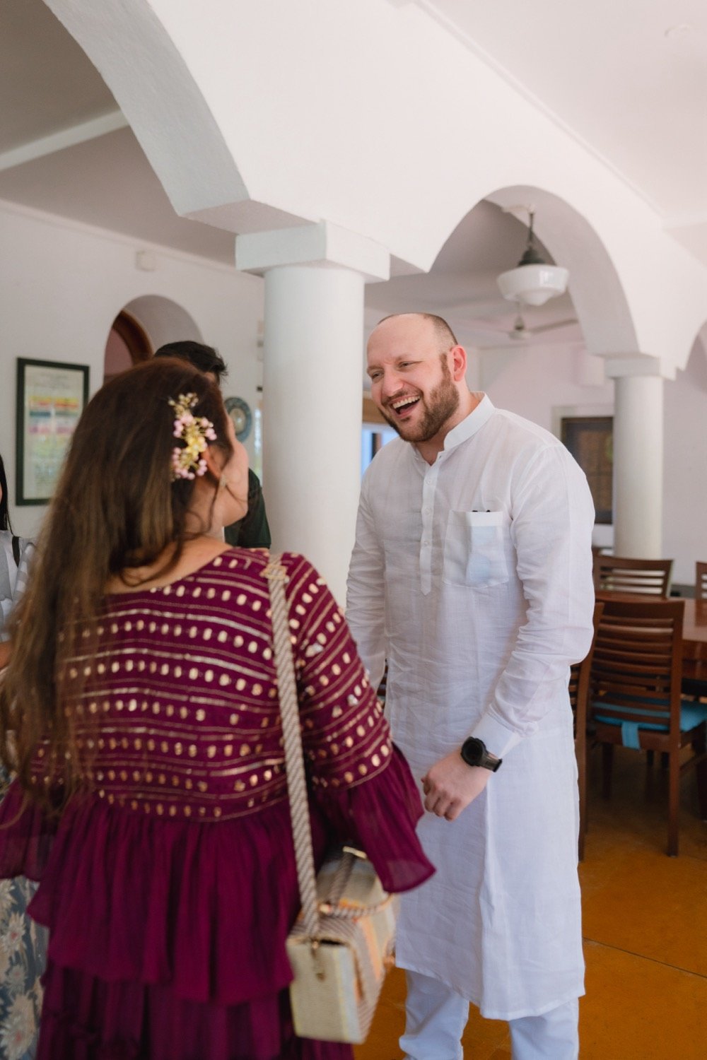Bhavna and Przemo — the mehndi