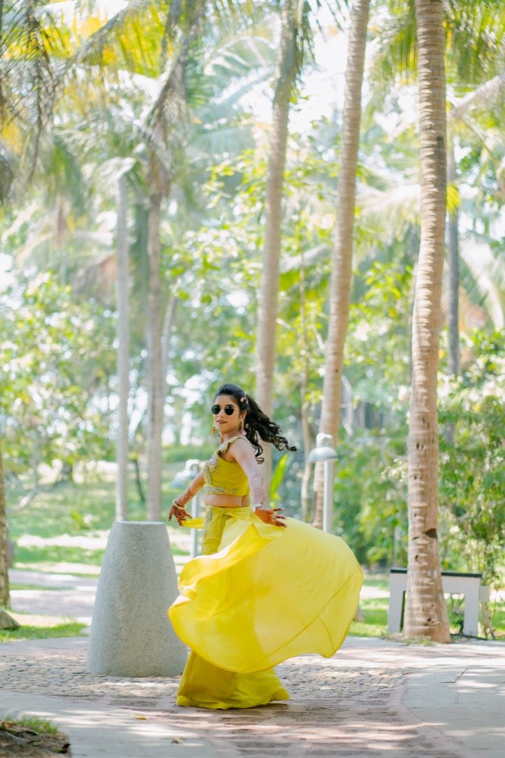 Bhavna and Przemo — the mehndi
