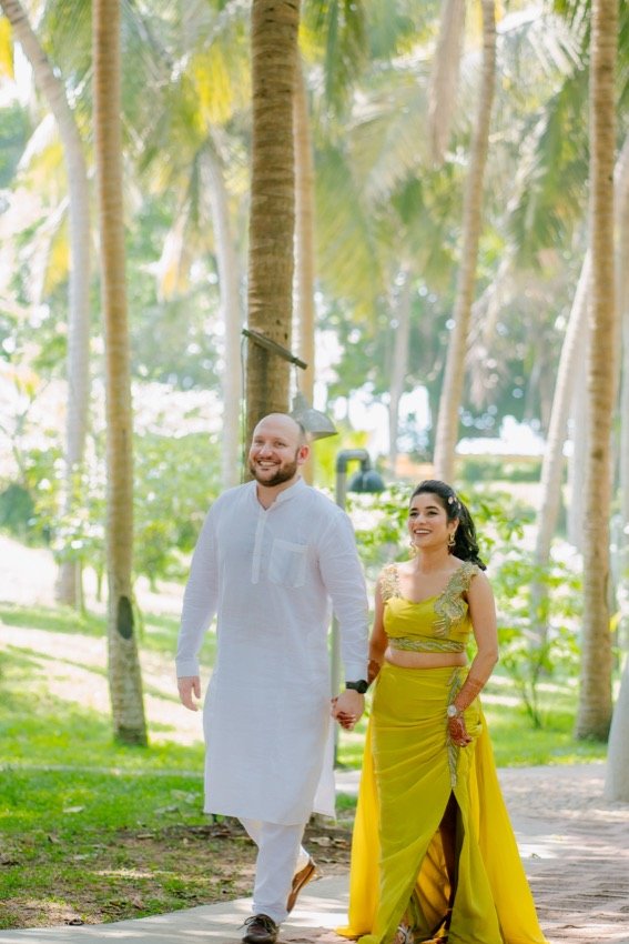 Bhavna and Przemo — the mehndi