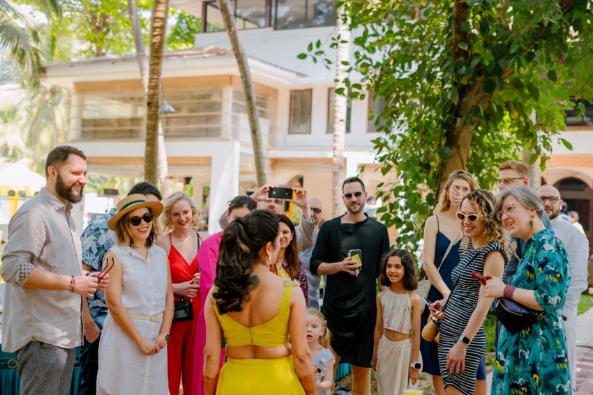 Bhavna and Przemo — the mehndi