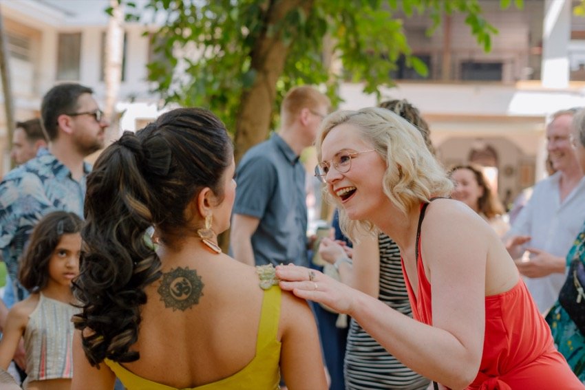 Bhavna and Przemo — the mehndi
