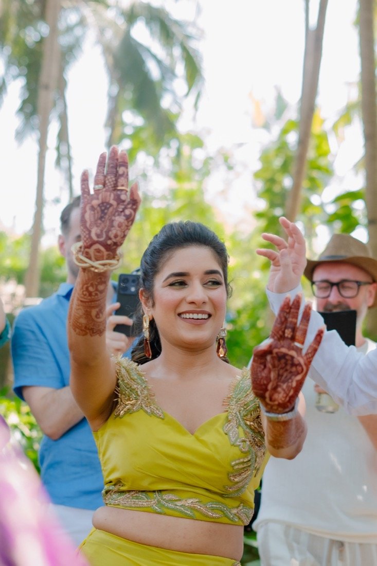 Bhavna and Przemo — the mehndi