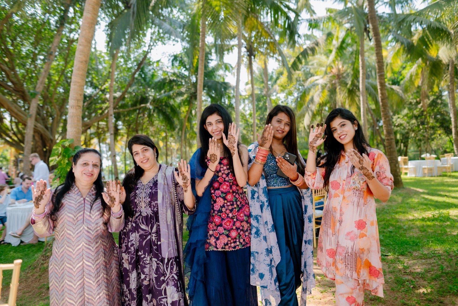 Bhavna and Przemo — the mehndi