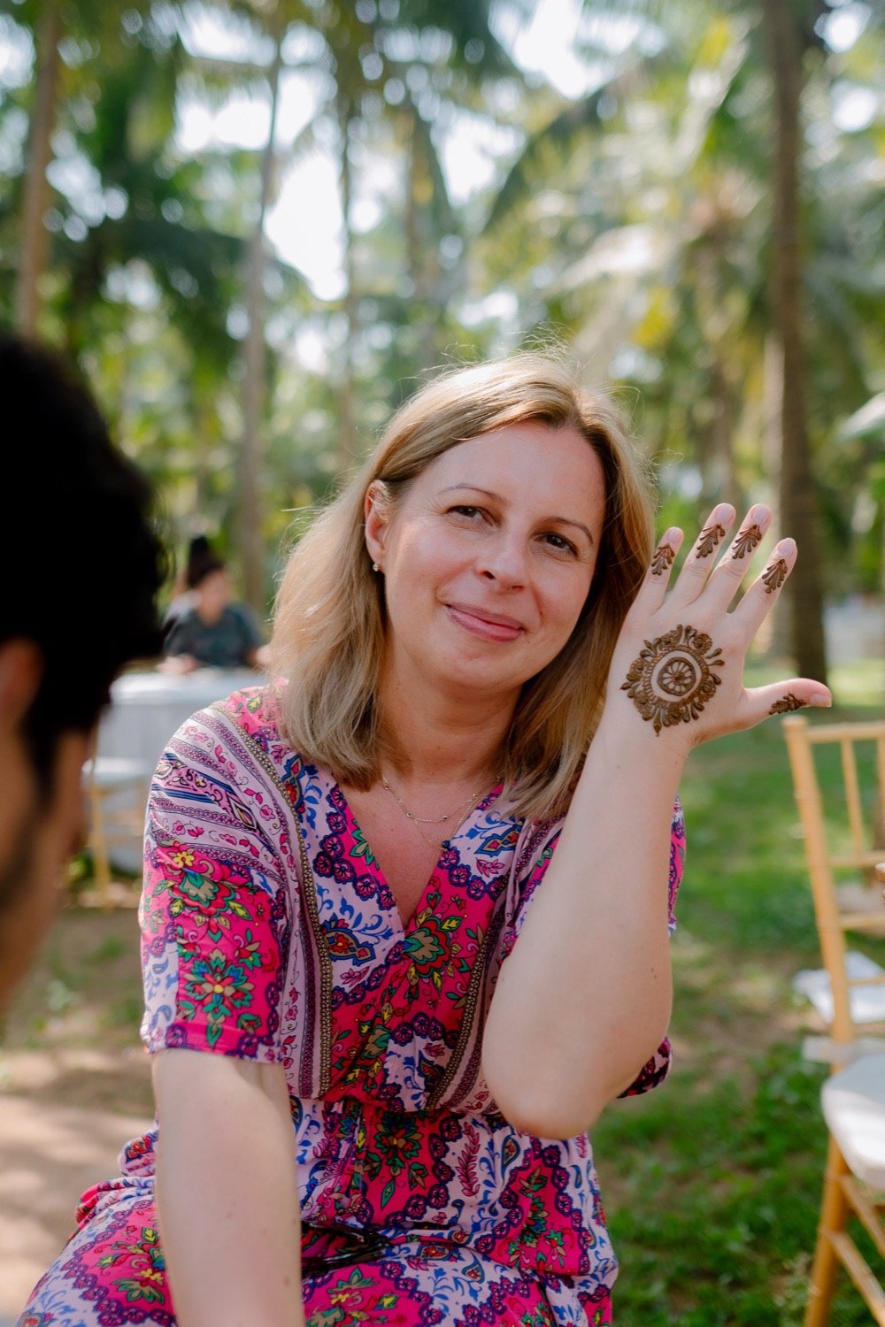 Bhavna and Przemo — the mehndi