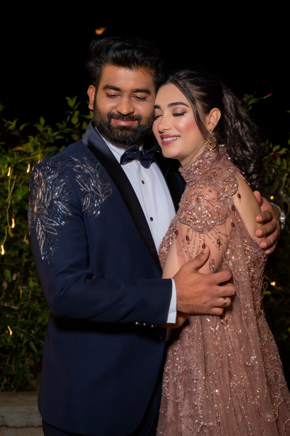 Shivani and Abhishek — the sangeet