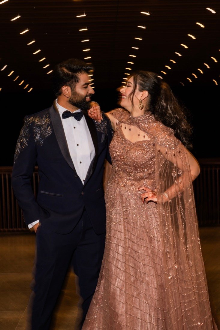 Shivani and Abhishek — the sangeet