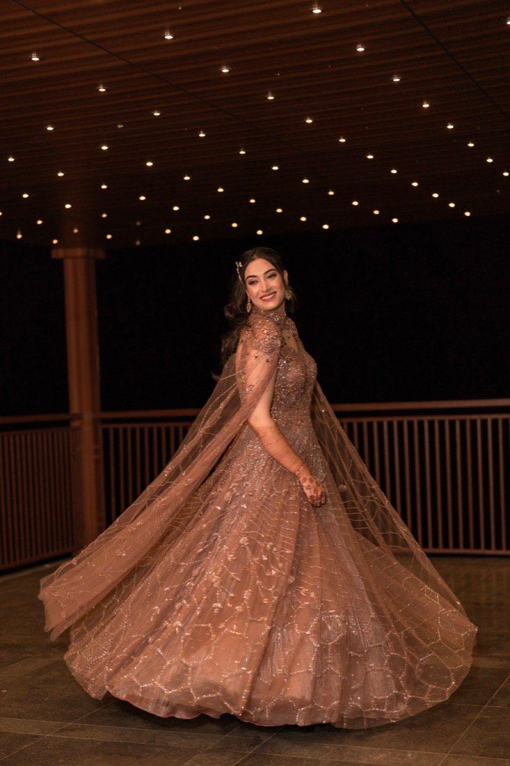 Shivani and Abhishek — the sangeet