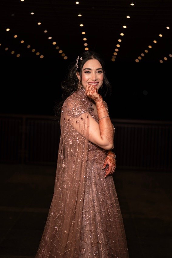 Shivani and Abhishek — the sangeet