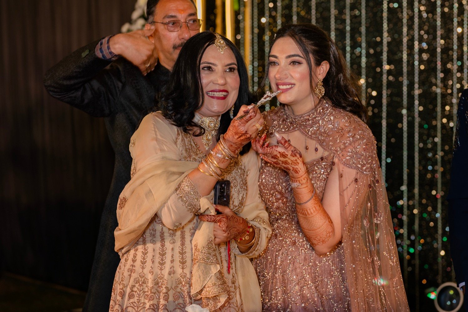 Shivani and Abhishek — the sangeet