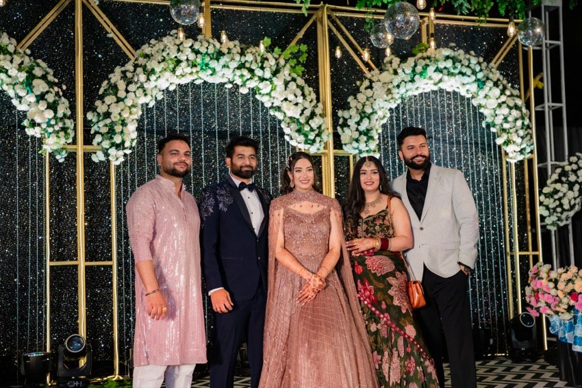 Shivani and Abhishek — the sangeet