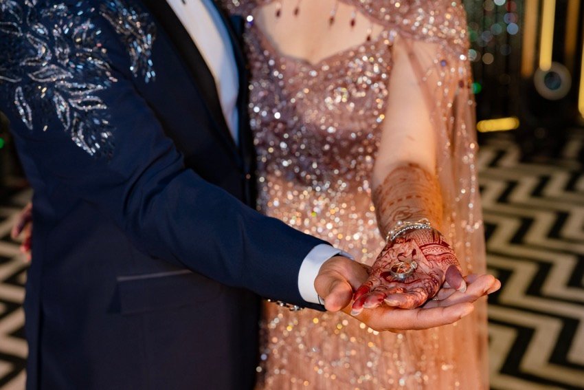 Shivani and Abhishek — the sangeet