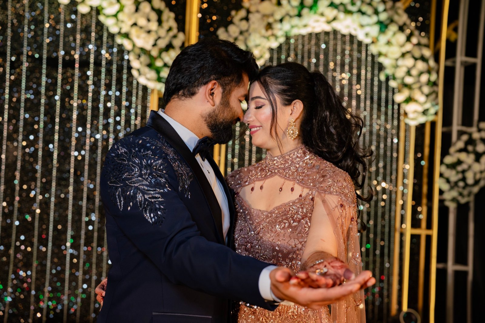 Shivani and Abhishek — the sangeet