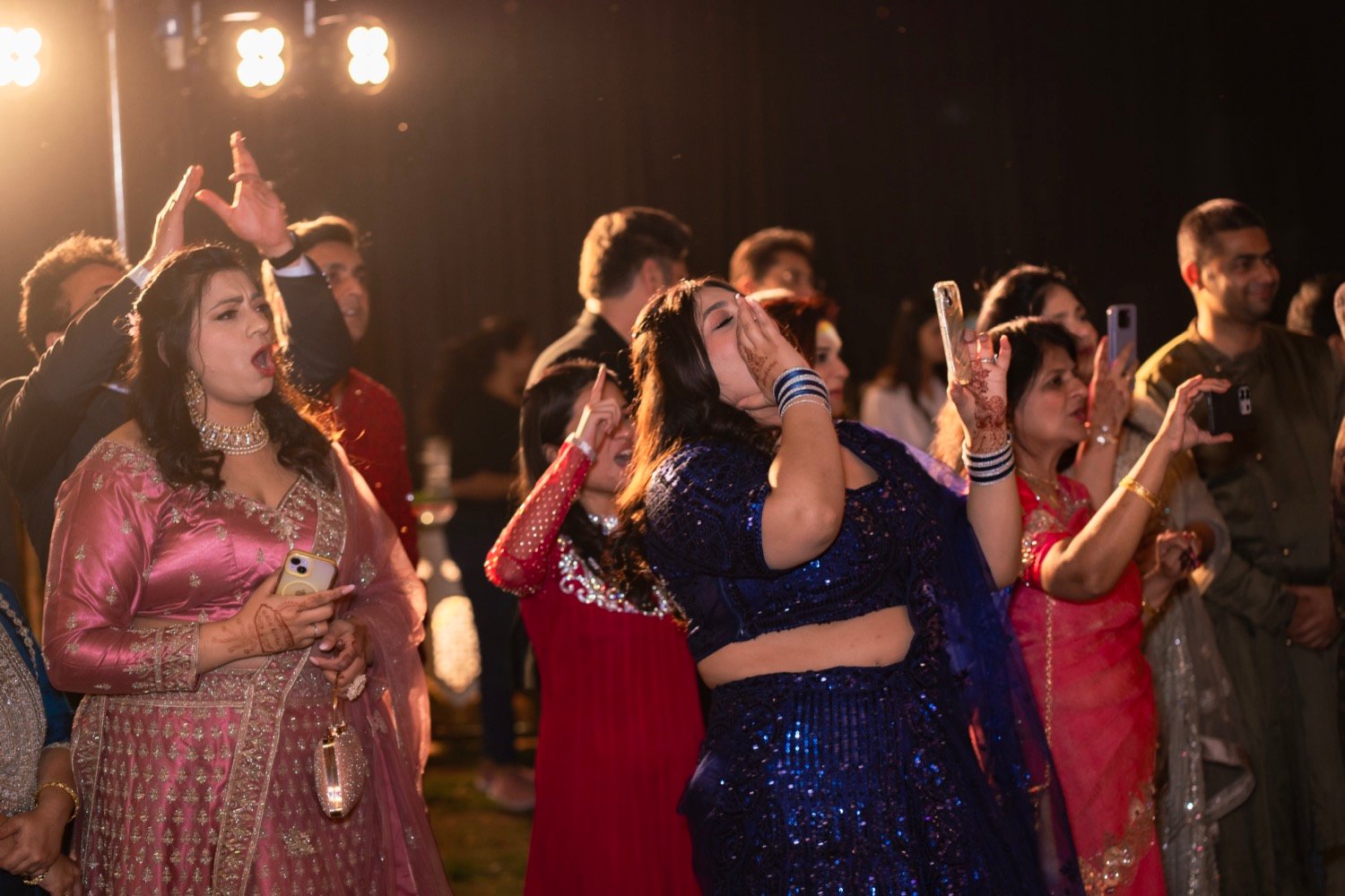 Shivani and Abhishek — the sangeet