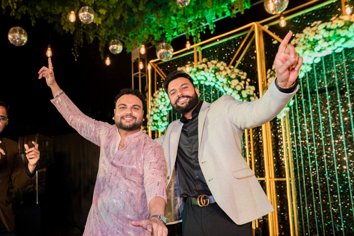 Shivani and Abhishek — the sangeet