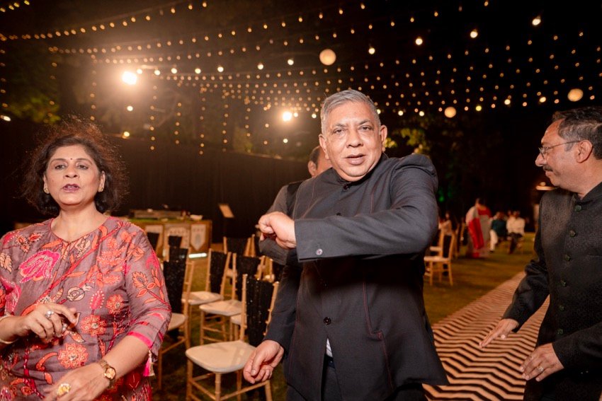 Shivani and Abhishek — the sangeet