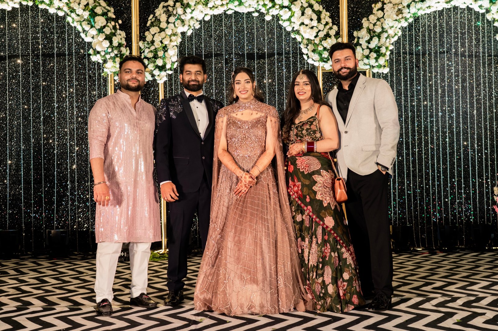 Shivani and Abhishek — the sangeet