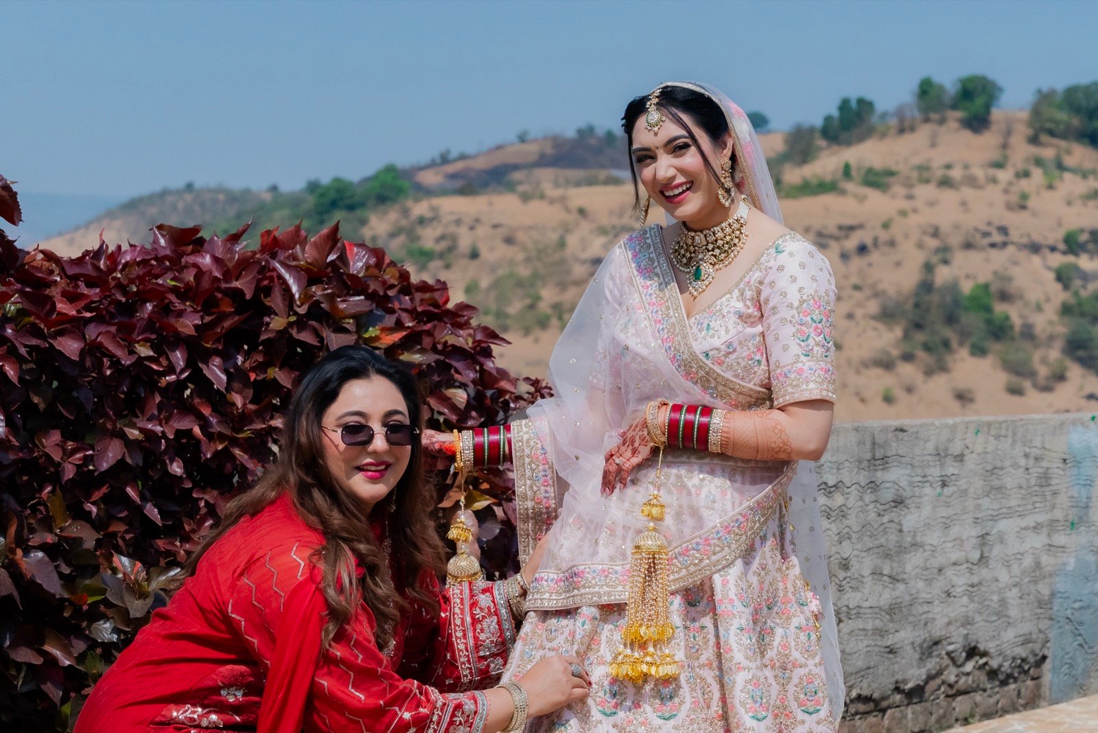 Shivani and Abhishek — the ceremony