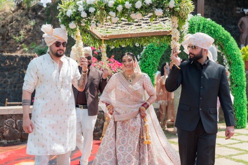 Shivani and Abhishek — the ceremony