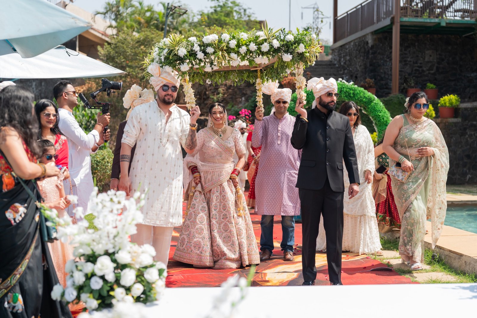 Shivani and Abhishek — the ceremony