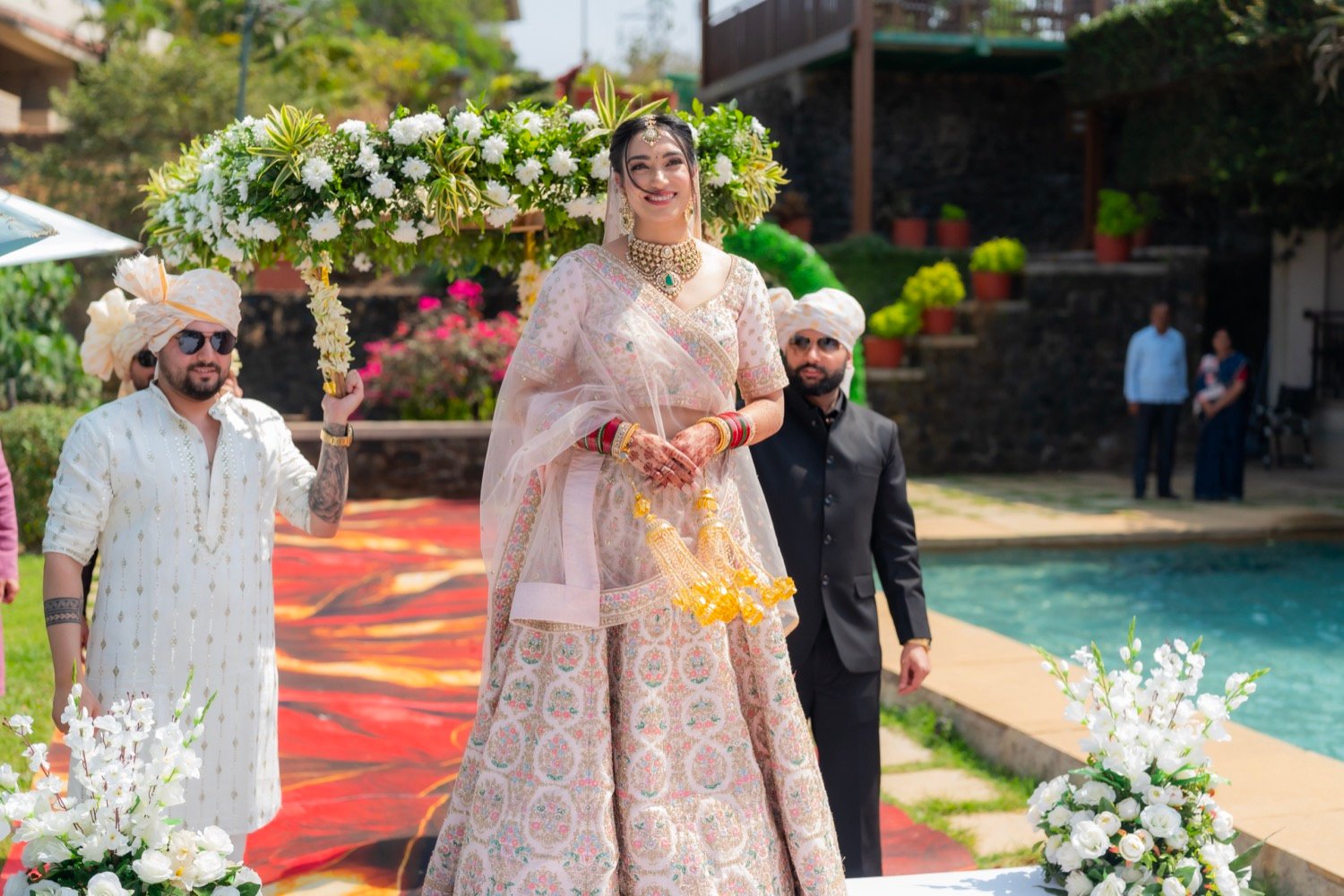 Shivani and Abhishek — the ceremony