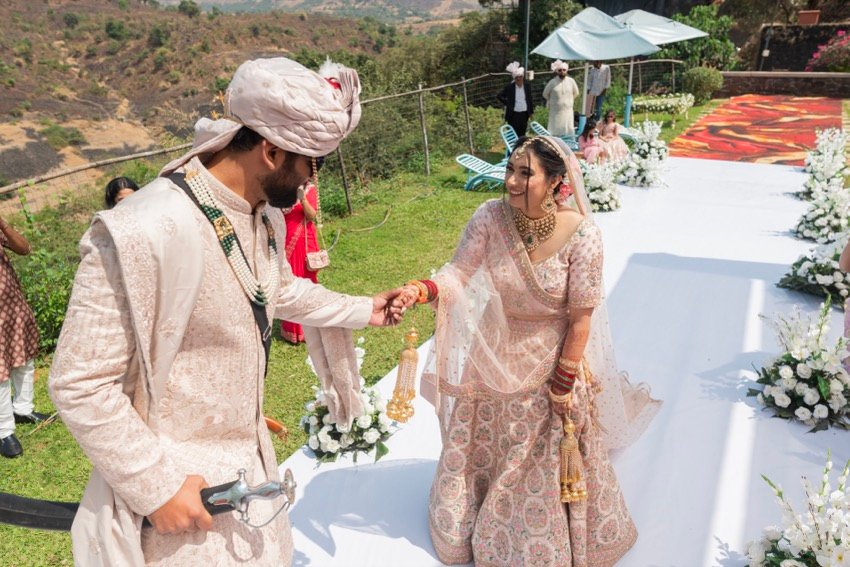 Shivani and Abhishek — the ceremony