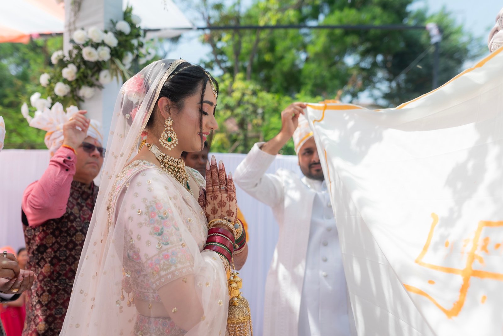 Shivani and Abhishek — the ceremony