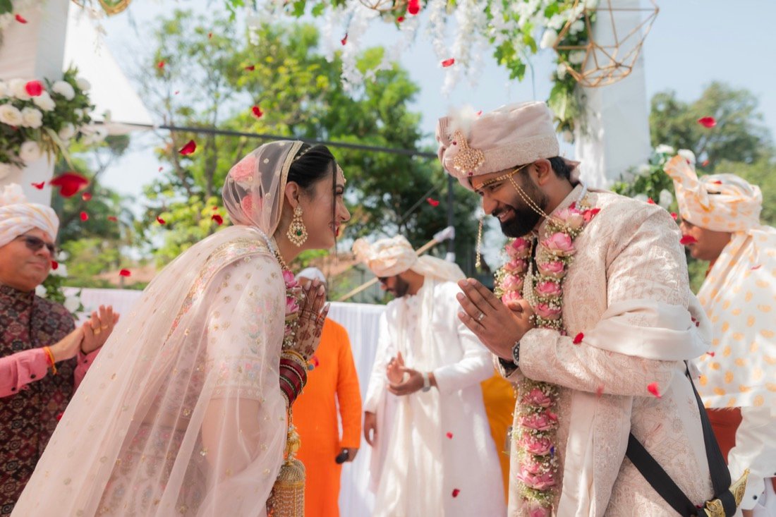 Shivani and Abhishek — the ceremony