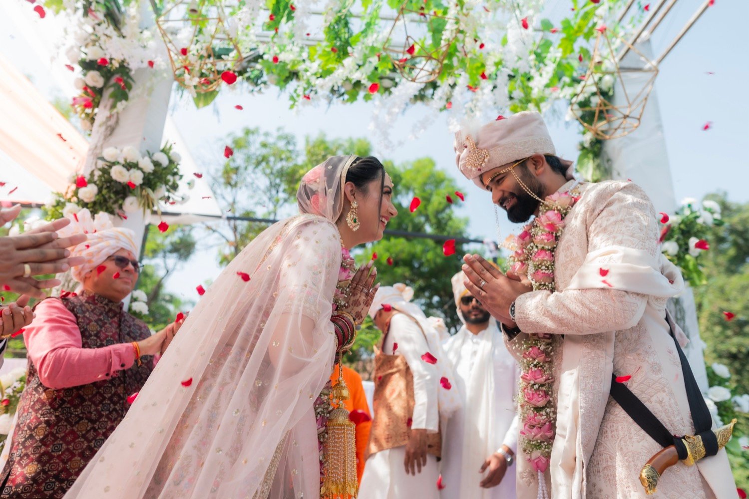 Shivani and Abhishek — the ceremony