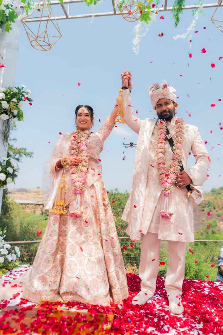 Shivani and Abhishek — the ceremony