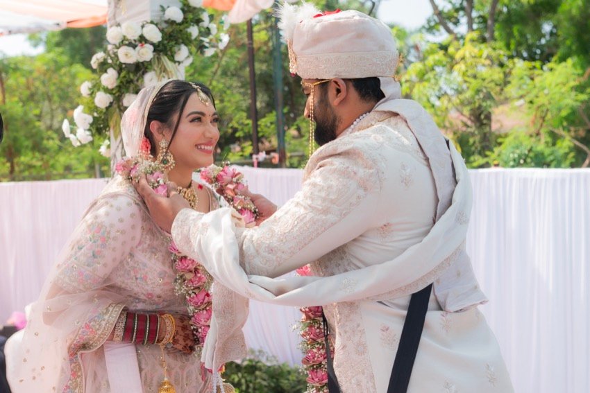 Shivani and Abhishek — the ceremony